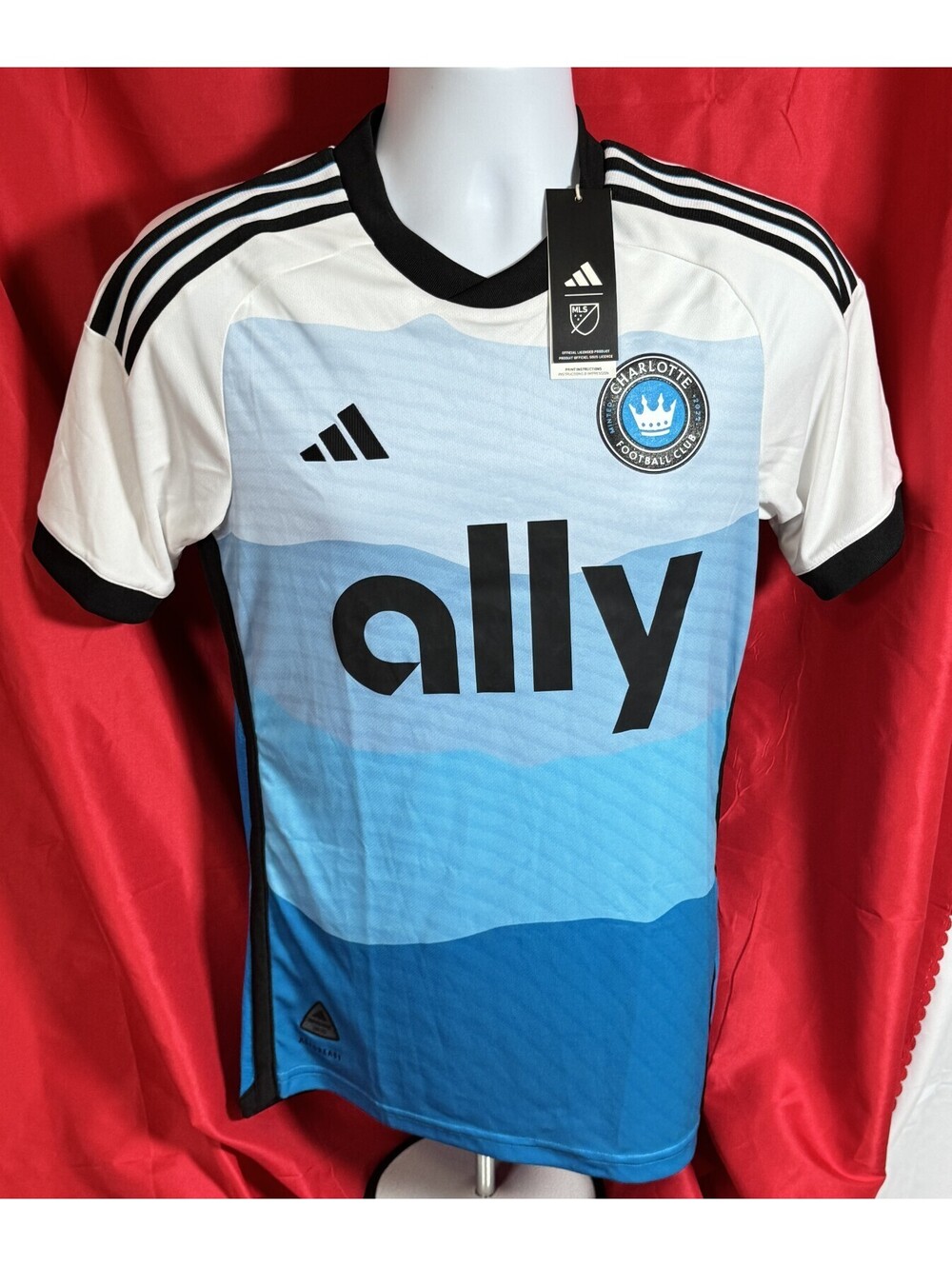Adidas Aeroready Charlotte FC Home Jersey Kit Mens Size S NWT NEW